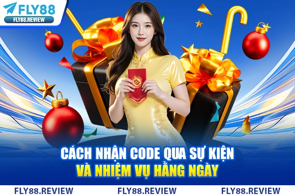 Cách nhận code qua sự kiện và nhiệm vụ hằng ngày